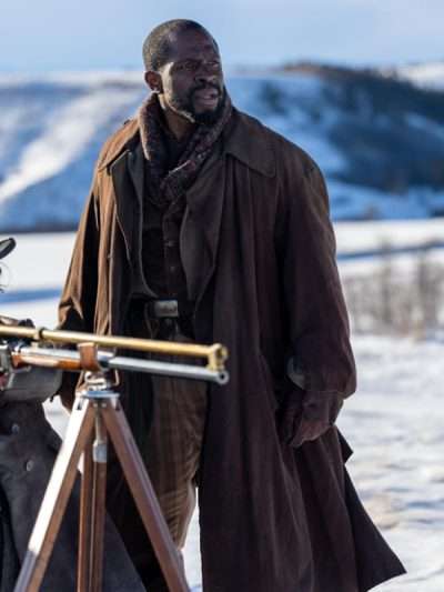 Gbenga Akinnagbe The Thicket 2024 Brown Cotton Coat