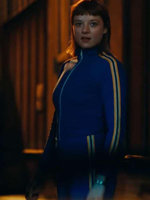 Jella Haase TV Series Kleo Blue Track Jacket
