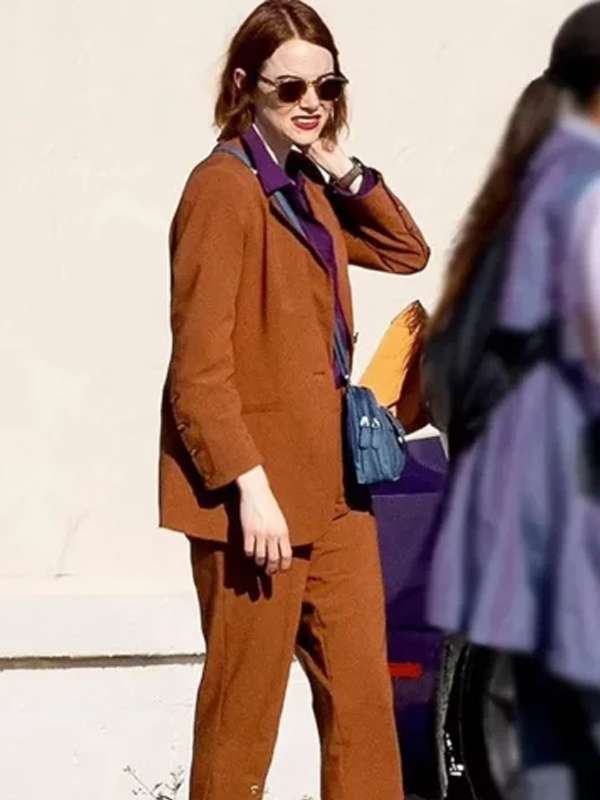 Emma Stone Kinds of Kindness 2024 Suit