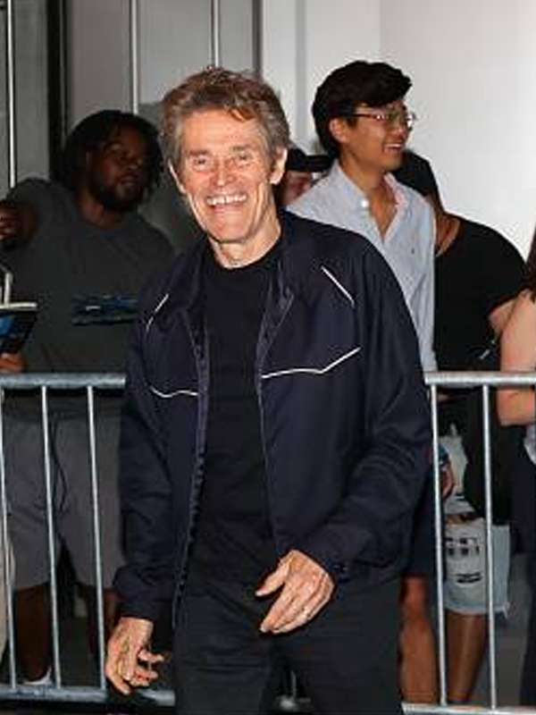 Willem Dafoe Kinds of Kindness 2024 Movie Event Black Jacket