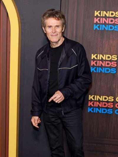 Willem Dafoe Kinds of Kindness Movie Event Black Jacket