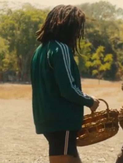 Kingsley Ben-Adir Bob Marley One Love Green Track Jacket
