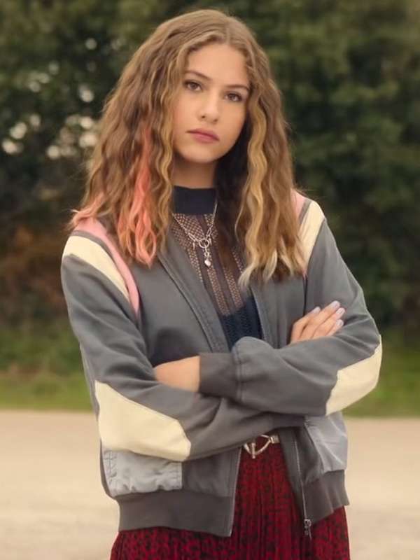 Kate Land of Women 2024 Grey Bomber Jacket