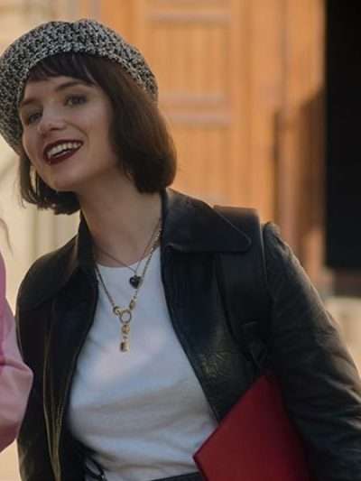 Maggie Land of Women 2024 Black Leather Jacket