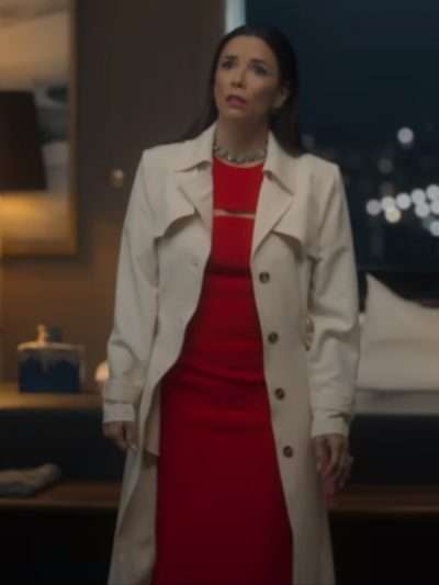Gala Land of Women White Trench Coat