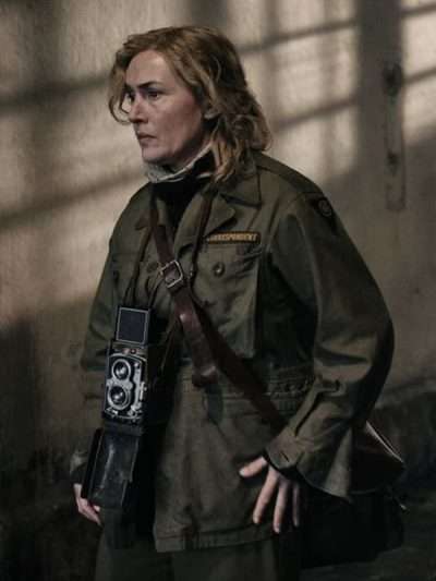 Kate Winslet Lee 2024 Green Cotton Jacket