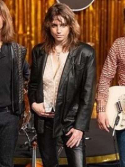 Letizia Toni Beautiful Rebel Black Leather Blazer Jacket