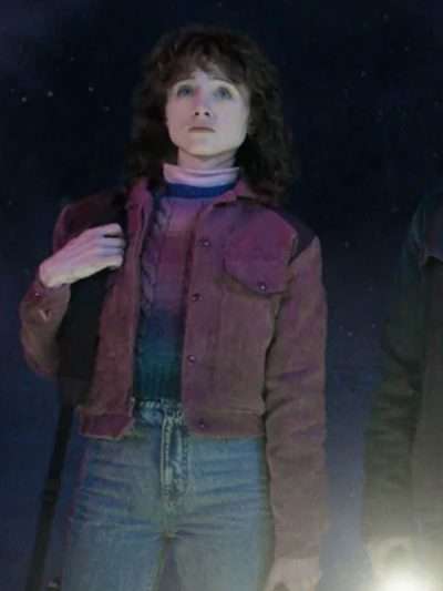 Nancy Wheeler Stranger Things 2025 Brown Jacket