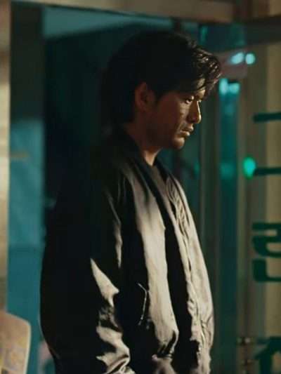 Pyeon Sang-wook Sweet Home TV Series Black Bomber Jacket