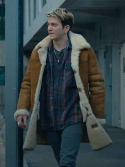 Romeo Deluca Anthracite Shearling Leather Coat