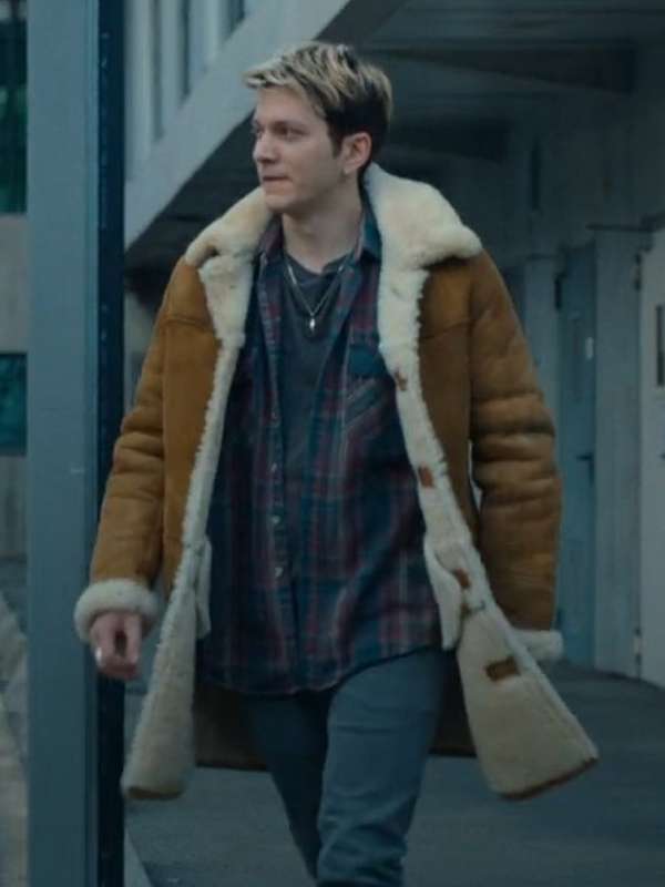 Romeo Deluca Anthracite Shearling Leather Coat