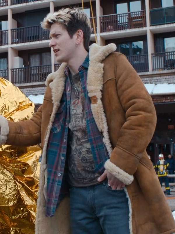 Romeo Deluca Anthracite Shearling Brown Coat