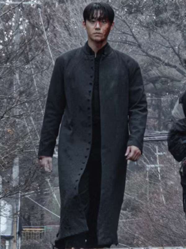 Lee Eun-hyeok Sweet Home Black Long Coat