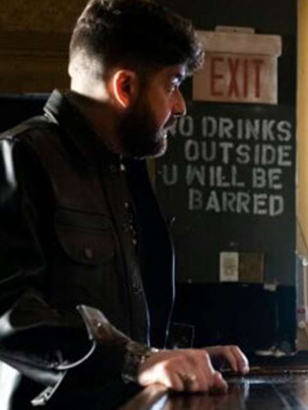 Harry Keshegian The Equalizer S03 Black Leather Jacket