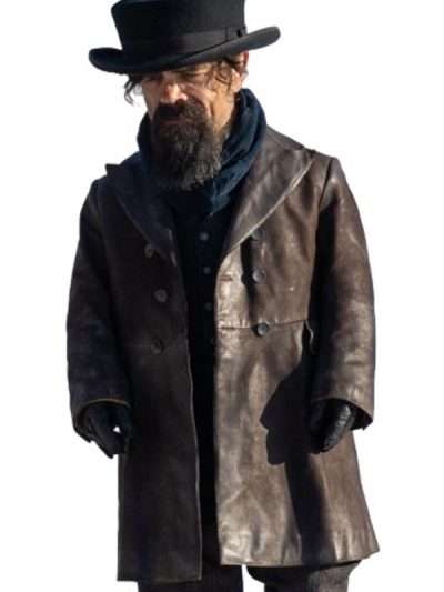 Peter Dinklage The Thicket 2024 Leather Coat