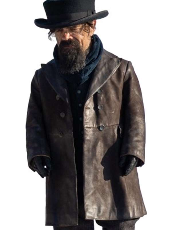 Peter Dinklage The Thicket 2024 Leather Coat
