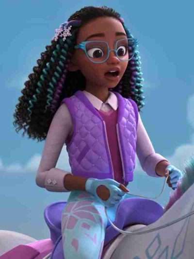 Layla Fletcher Unicorn Academy Purple Vest
