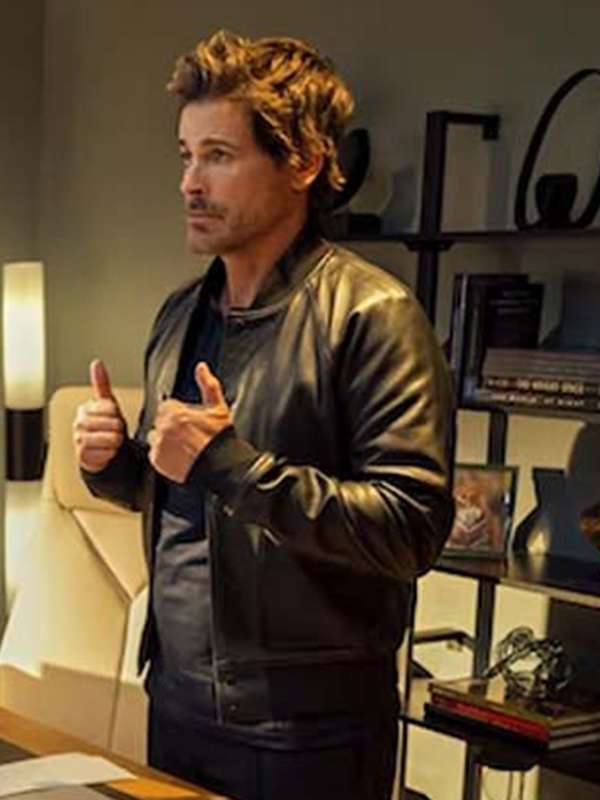 Unstable Ellis Dragon Black Leather Bomber Jacket