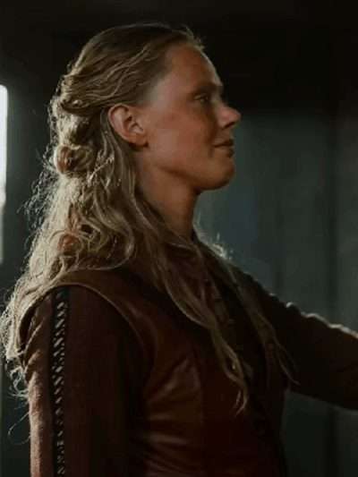 Freydis Eriksdotter Vikings Valhalla Brown Vest