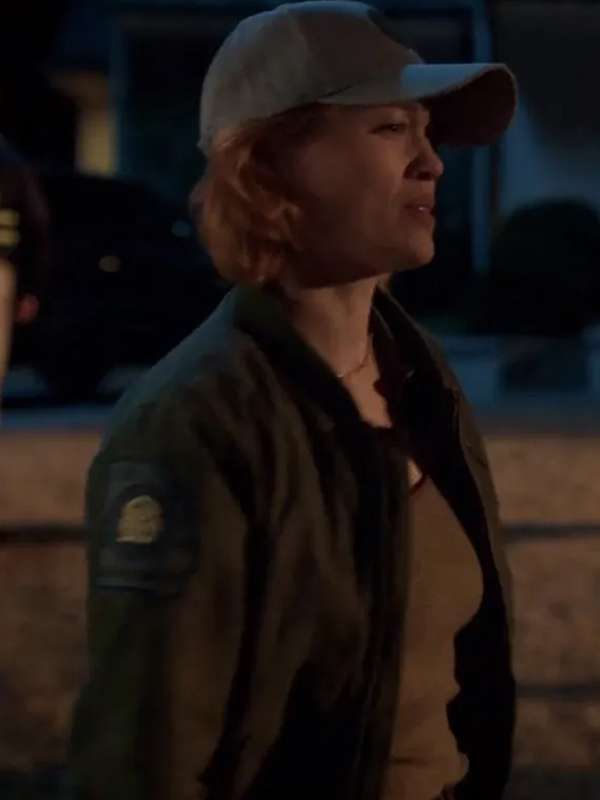 Erika Christensen Will Trent 2024 Angie Polaski Bomber Jacket