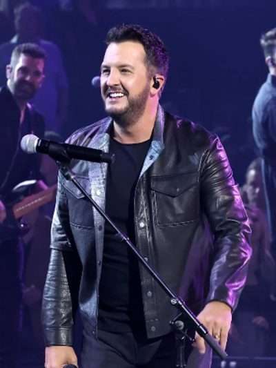 Luke Bryan American Idol 2024 Leather Jacket