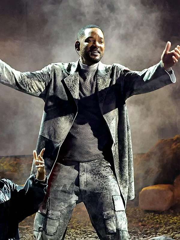 Will Smith BET Awards 2024 Grey Coat
