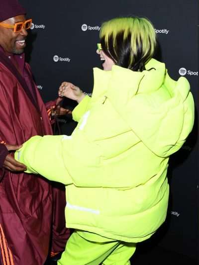 Billie Eilish Spotify Best New Artist Green Hooded Jacket