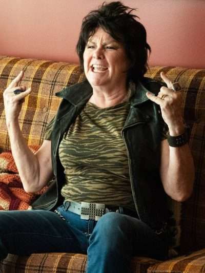 Mary Walsh Deaner ’89 Black Leather Vest
