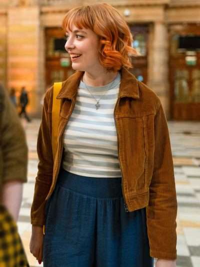 Evie MacArthur Dinosaur Brown Jacket