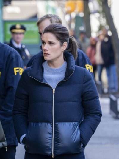 Missy Peregrym FBI 2024 Black Puffer Jacket