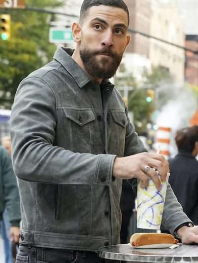 Omar Adom Zidan FBI S05 Suede Leather Jacket