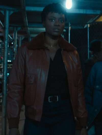 Tiffany Wallace FBI S06 Brown Leather Jacket