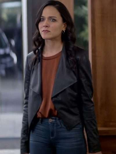 Maya Stojan Fatal Affair Black Leather Jacket