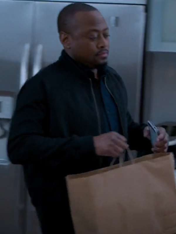 Omar Epps Fatal Affair Black Bomber Suede Leather Jacket