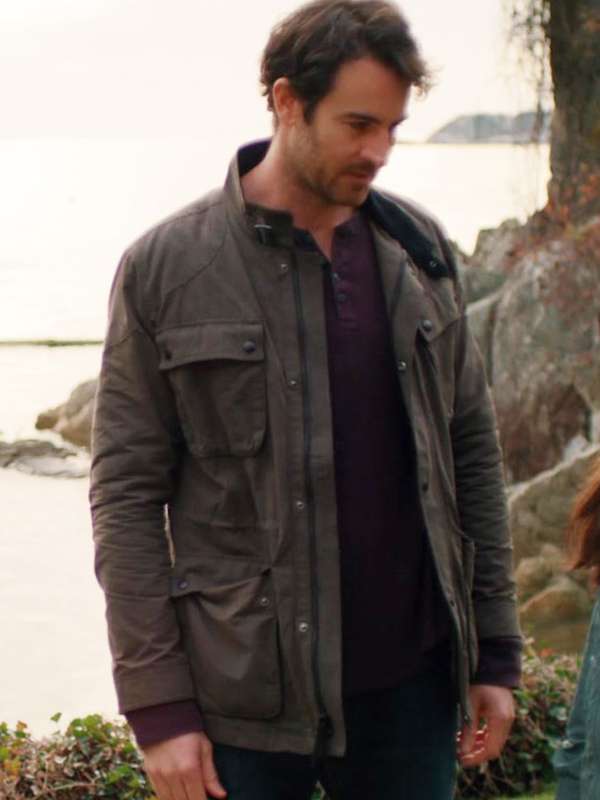 Johnny Ryan Firefly Lane Grey Cotton Jacket