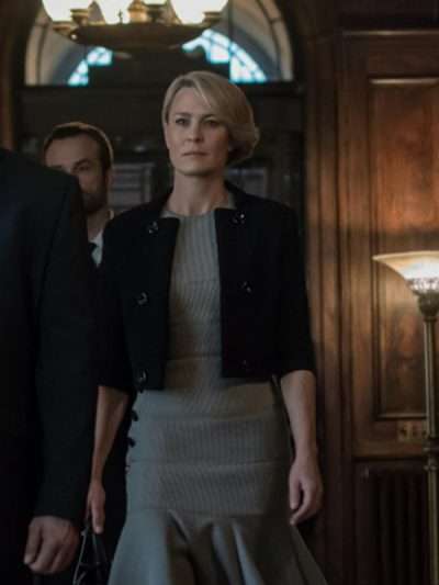 Claire Underwood House of Cards S04 Black Jacket