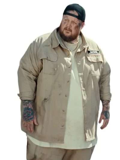 Jelly Roll Lonely Road 2024 Beige Jacket