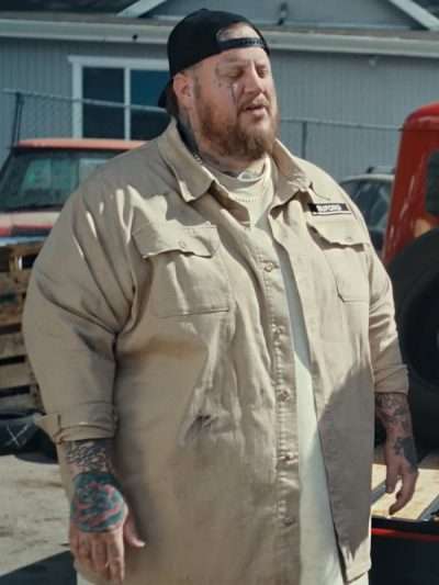 Jelly Roll Lonely Road 2024 Beige Cotton Jacket