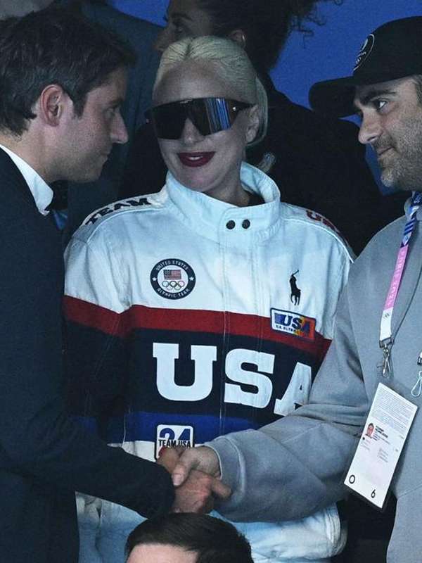 Lady Gaga Olympics 2024 Paris Team USA Cotton Jacket