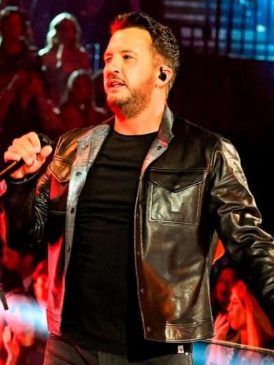 Luke Bryan American Idol 2024 Leather Jacket