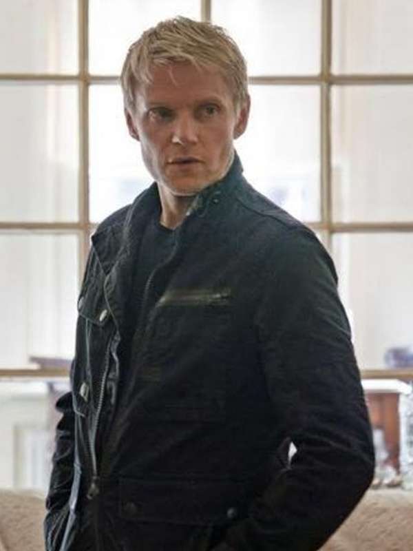 Marc Warren Van der Valk Black Jacket