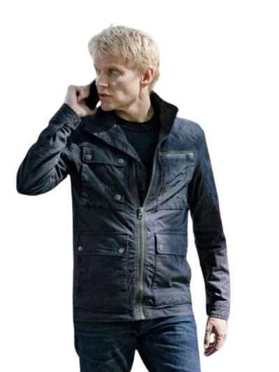 Marc Warren Van der Valk Black Cotton Jacket
