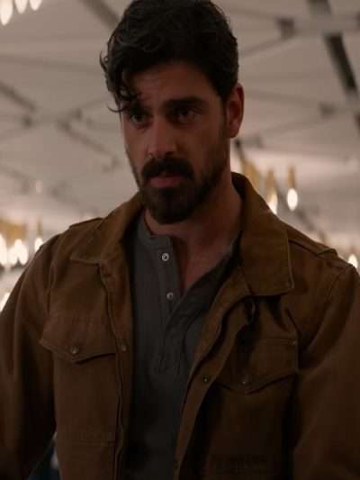 Michele Morrone Subservience 2024 Brown Jacket