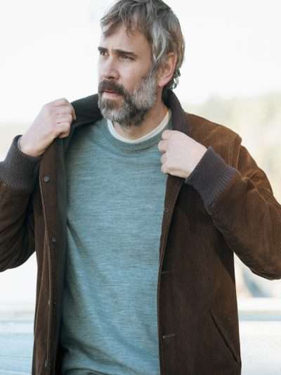 Karl Alberg Murder in a Small Town S01 Brown Jacket