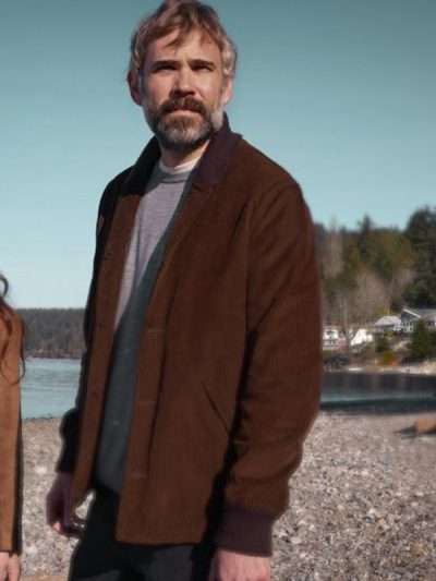 Karl Alberg Murder in a Small Town Brown Bomber Jacket