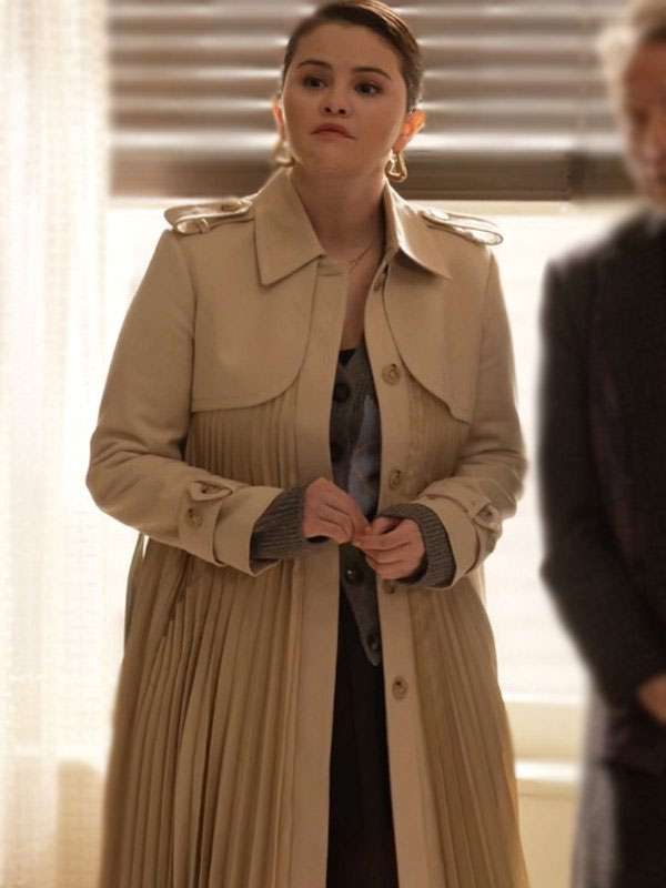 Only Murders in the Building Mabel Mora Beige Cotton Coat