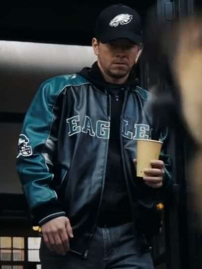 Mark Wahlberg Shooter Eagles Leather Jacket