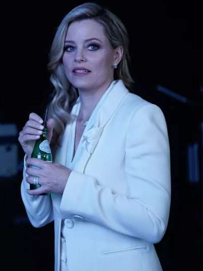 Elizabeth Banks Skincare 2024 White Blazer