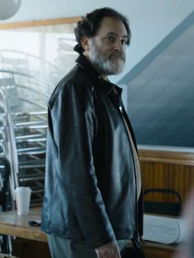 Michael Stuhlbarg The Instigators 2024 Leather Jacket
