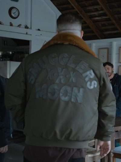 Paul Walter Hauser The Instigators 2024 Green Bomber Jacket